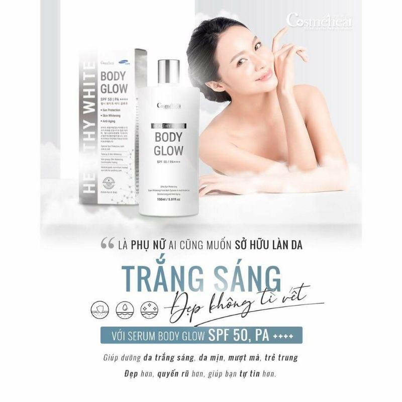 SERUM LÀM TRẮNG DA TOÀN THÂN COSMEHEAL HEALTHY WHITE BODY GLOW ❤️FREESHIP❤️