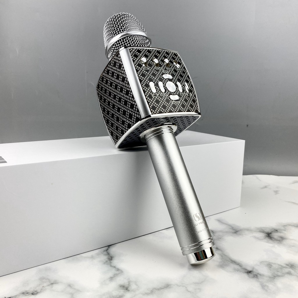 [Mã ELHACE giảm 4% đơn 300K] [Mic cao cấp] Mic karaoke YS95 cao cấp - Micro Bluetooth YS-95 tích hợp loa bass không dây