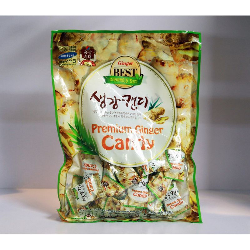 Kẹo Gừng Hàn Quốc Premium Ginger Candy 200g