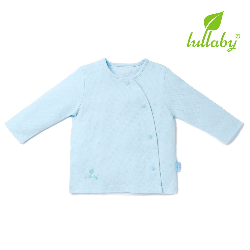 LULLABY Aó tay dài cài lệch cho bé NH0816