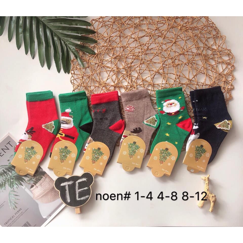 LỐ 10 ĐÔI TẤT NOEN CHO BÉ