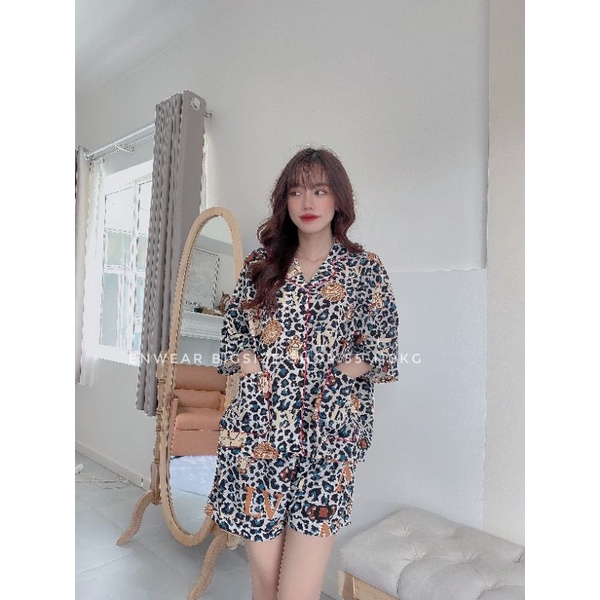 Bộ mặc nhà Pijama Đùi đủ size 55-100kg Cánh Rơi  siêu mềm Mát - Có size Big | BigBuy360 - bigbuy360.vn