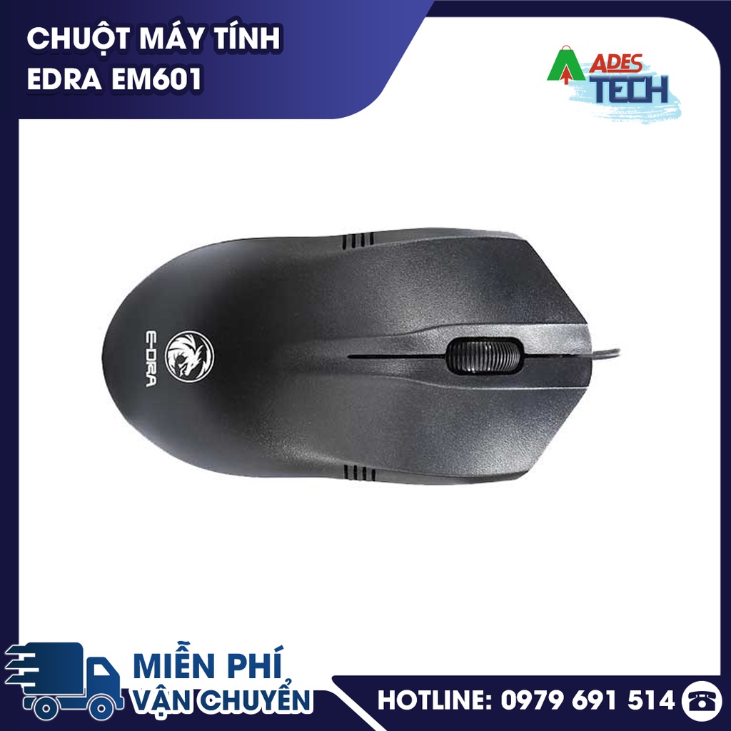 Chuột Máy Tính EDRA EM601 Dành Cho Văn Phòng, PC, Dàn Games Có Dây Bảo hành 12 tháng - CHÍNH HÃNG