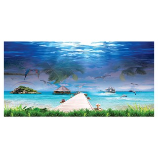 TRANH DECAL 3D DÁN HỒ CÁ CẢNH_NÀNG THƠ DECORATE