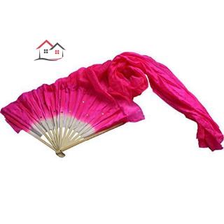 Quạt Lụa Dài 1.8m Dùng Để Múa Bụng