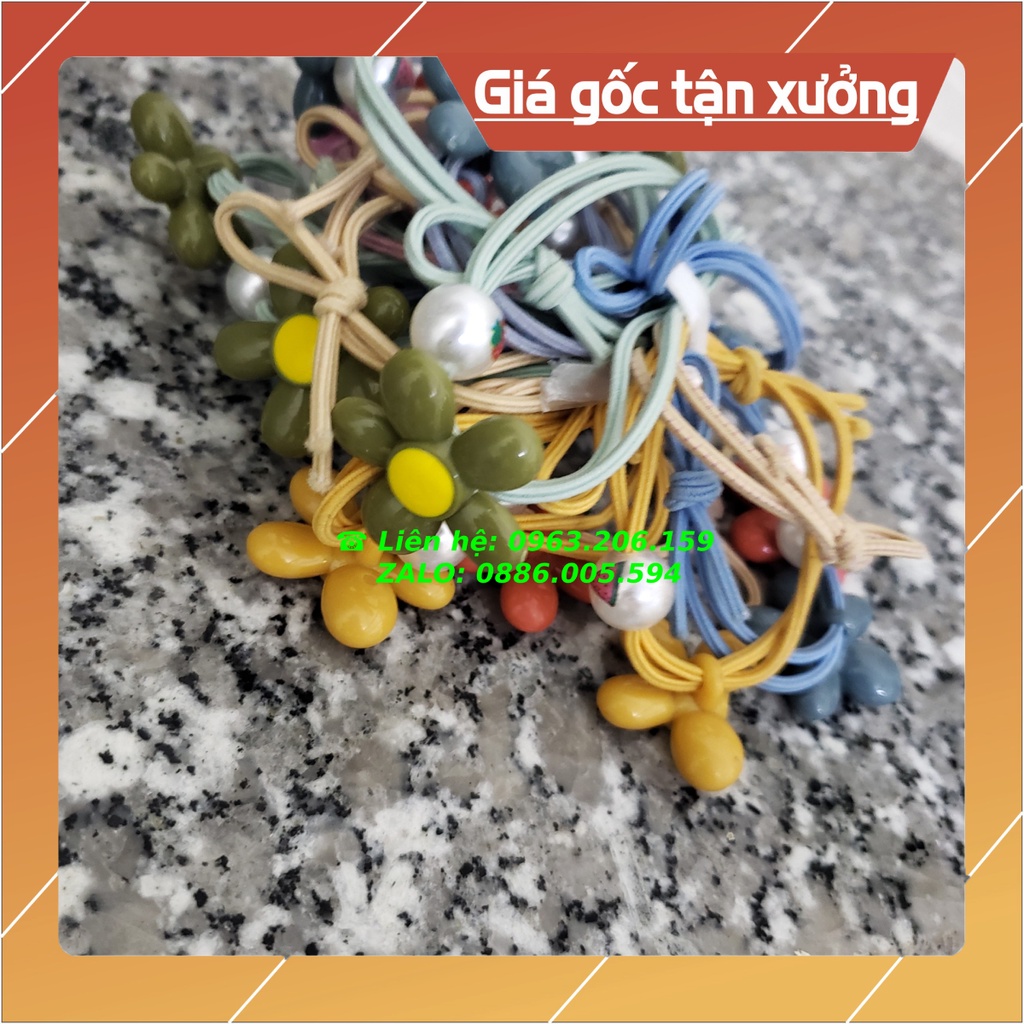 [ĐỆP] CHUN BUỘC TÓC HOA QUẢ SIÊU CUTE ĐƯỢC CHỌN KIỂU