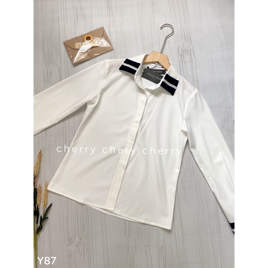 Sét đồ công sở cổ nơ Y87