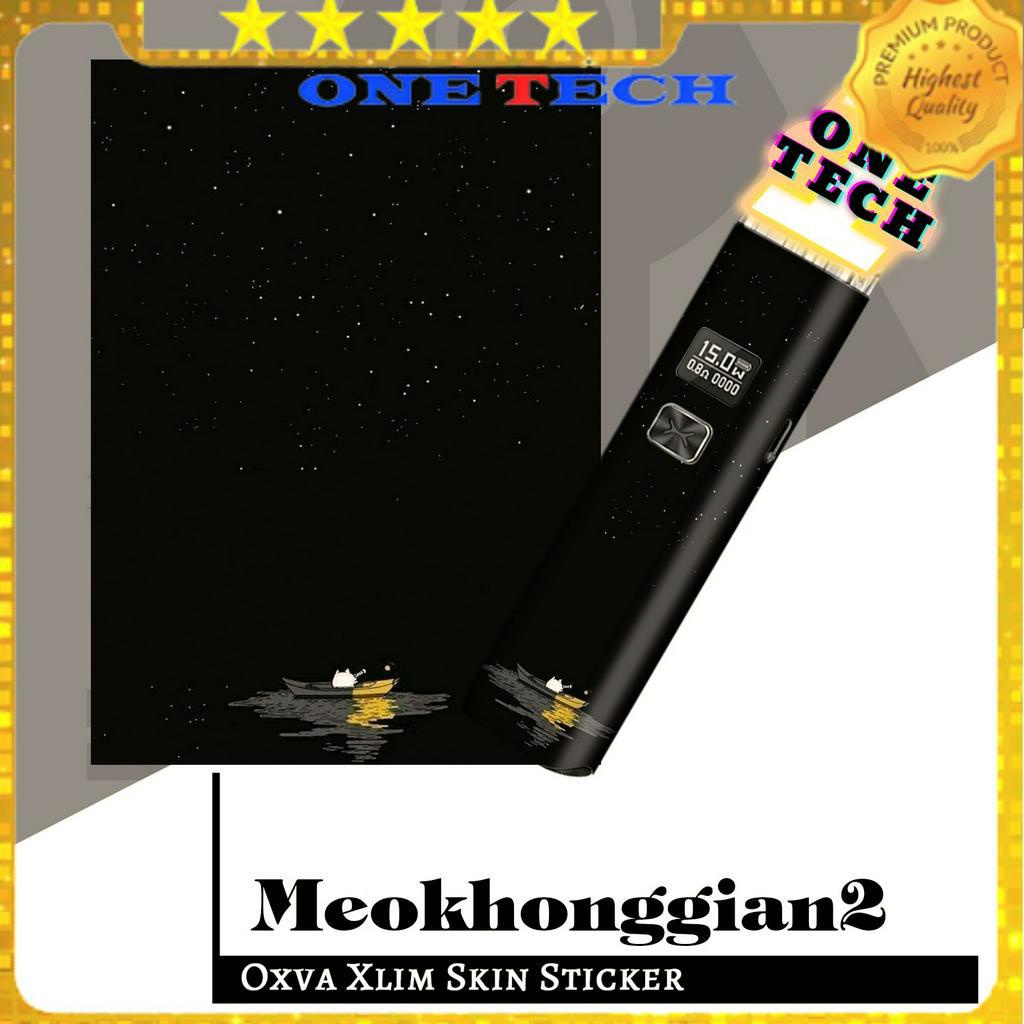 Miếng dán Skin mèokhônggian kim tuyến cho X.lim V2, rill X, SE, Favostix, Feelin, Flexus, Gotex, Ursa Nano, Origin Mini