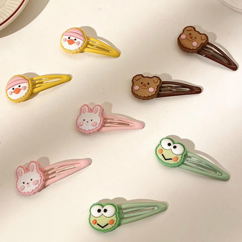 Set Kẹp Tóc Hoạ Tiết Hoạt Hình Dễ Thương Phong Cách Nhật Hàn