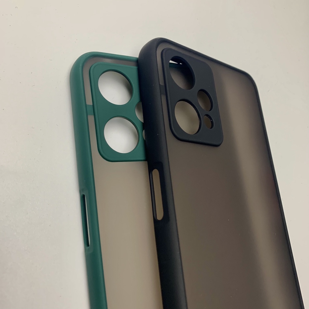 Ốp lưng Phantom Realme Q5 / Q5 Pro / Q3 Pro / Realme 6 / 6 Pro / 5 Pro / Realme Q Chống Sốc Lưng nhám viền màu cực đẹp