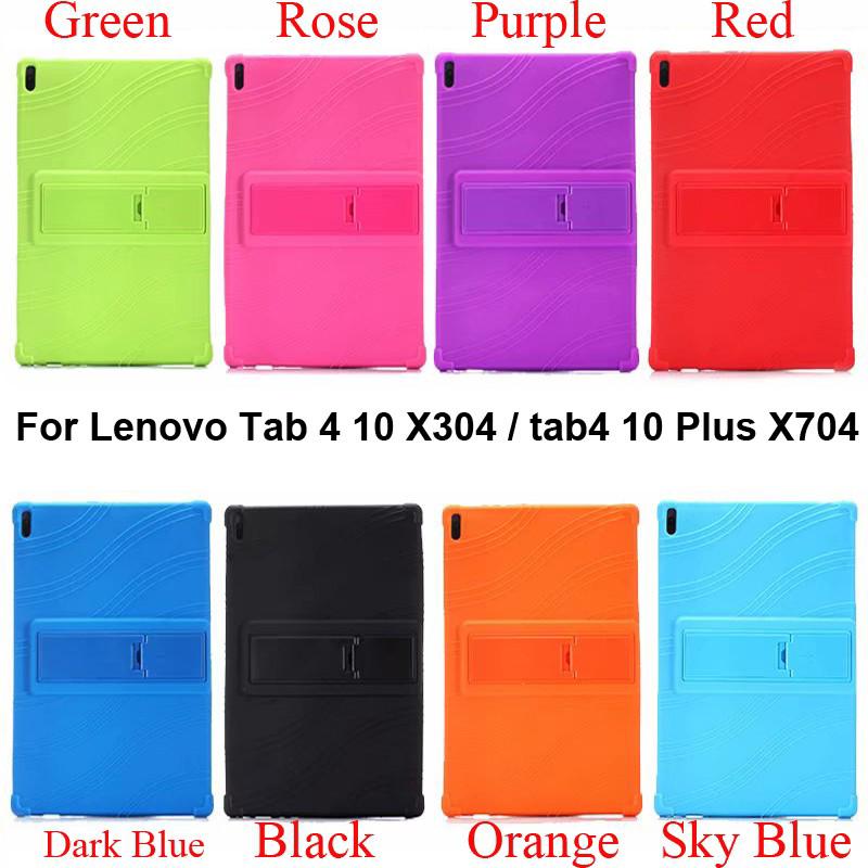 Vỏ ốp silicone bảo vệ cho máy Lenovo Tab 4 10 X304 Tab4 10 Plus X704 Ốp lưng Cpver