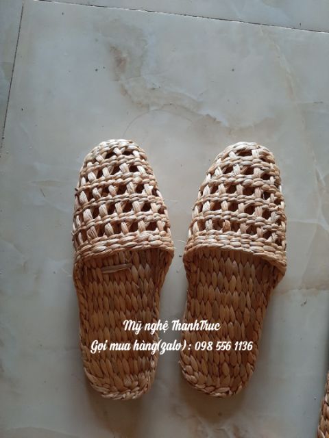 Dép cói, dép lục bình đi trong nhà