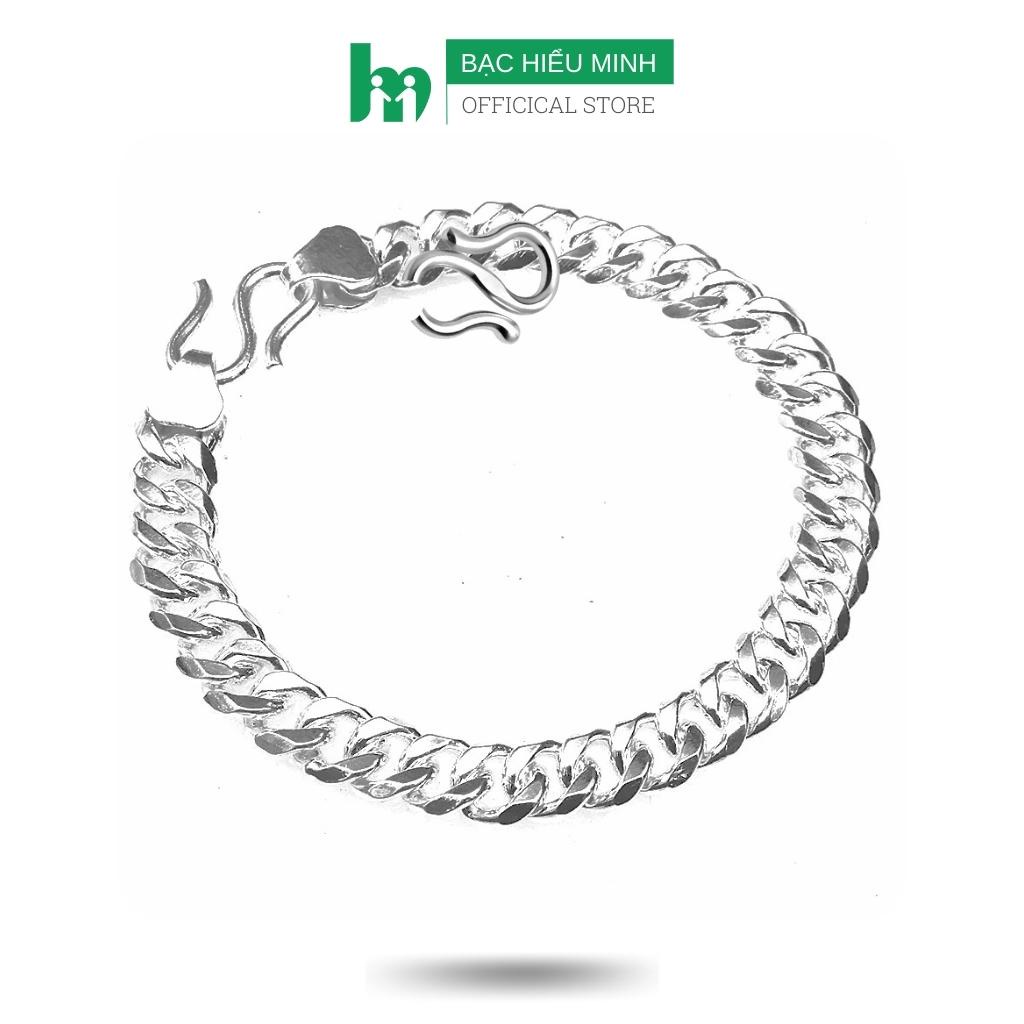 Lắc Tay Nam Bạc Hiểu Minh LTN006S Bảo Hành Vĩnh Viễn