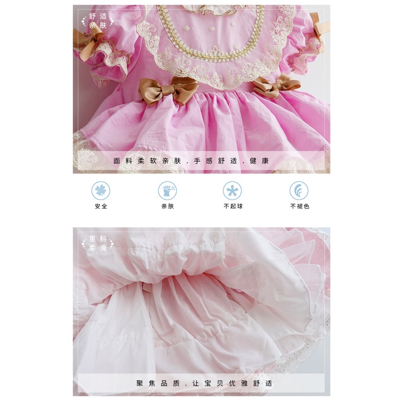 21 đầm công chúa phong cách Lolita phương Tây kiểu dáng mới cho bé gái