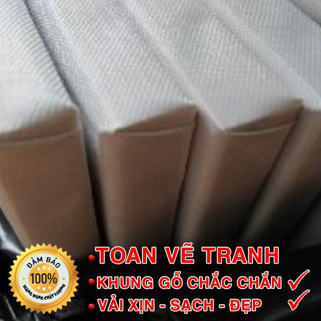 Toan vẽ tranh 20-20cm  sạch sẽ\u003c3căng chắc\u003c3chất vải đẹp(khung bố/canvas)