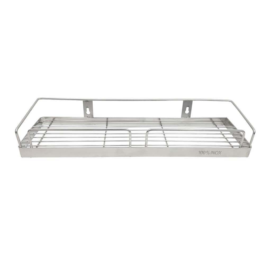 [INOX ĐẶC] Kệ inox thẳng đa năng chất liệu inox 304 không gỉ - Sử dụng nhà bếp (kệ gia vị), phòng tắm để đồ tiện lợi