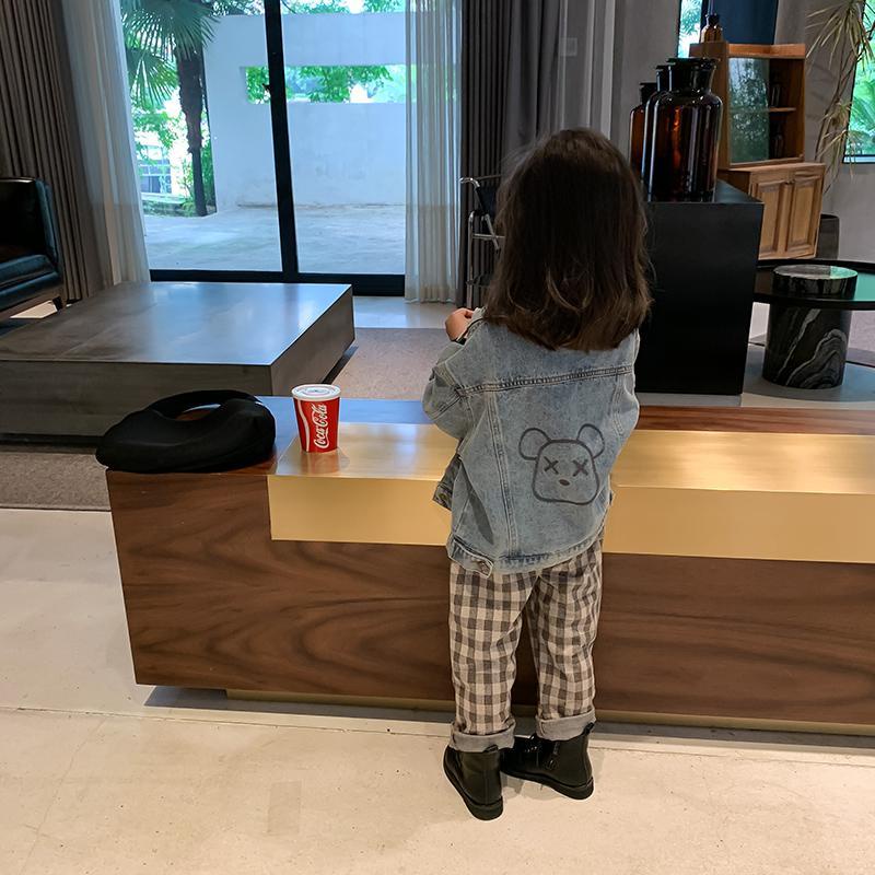 Áo Khoác Jean Phong Cách Phương Tây Thời Trang Mùa Xuân Mới Cho Bé Gái 2021