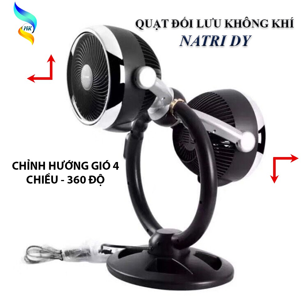 Quạt Đối Lưu Không Khí Natri Dy – Quạt Cây Không Chổi Than Không Ồn Tiết Kiệm Điện. 30W*2. Quạt mini,quạt bàn