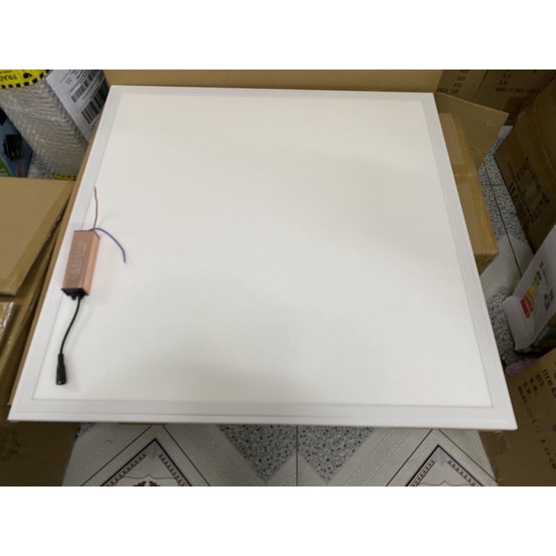 Đèn âm trần thạch cao PANEL siêu mỏng, vuông, hợp kim nhôm nguyên khối, ESNCO ánh sáng trắng 55w 600x600