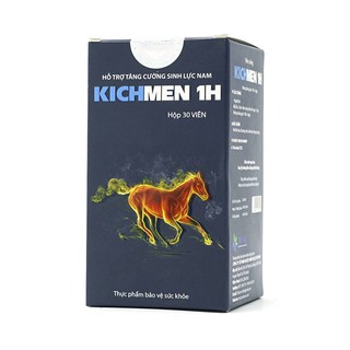 KICHMEN 1H BỔ THẬN TRÁNG DƯƠNG, VIAGRA CỦA NGƯỜI VIỆT (CHAI 30 VIÊN)