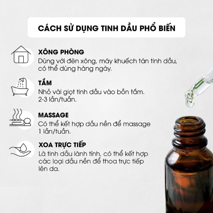 Tinh Dầu Thiên Nhiên, Tinh Dầu Thơm Phòng Massage Đuổi Muỗi Có Kiểm Nghiệm - DIFFUSER LUX