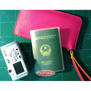 Vỏ Hộ Chiếu Passport Trong Suốt PVC