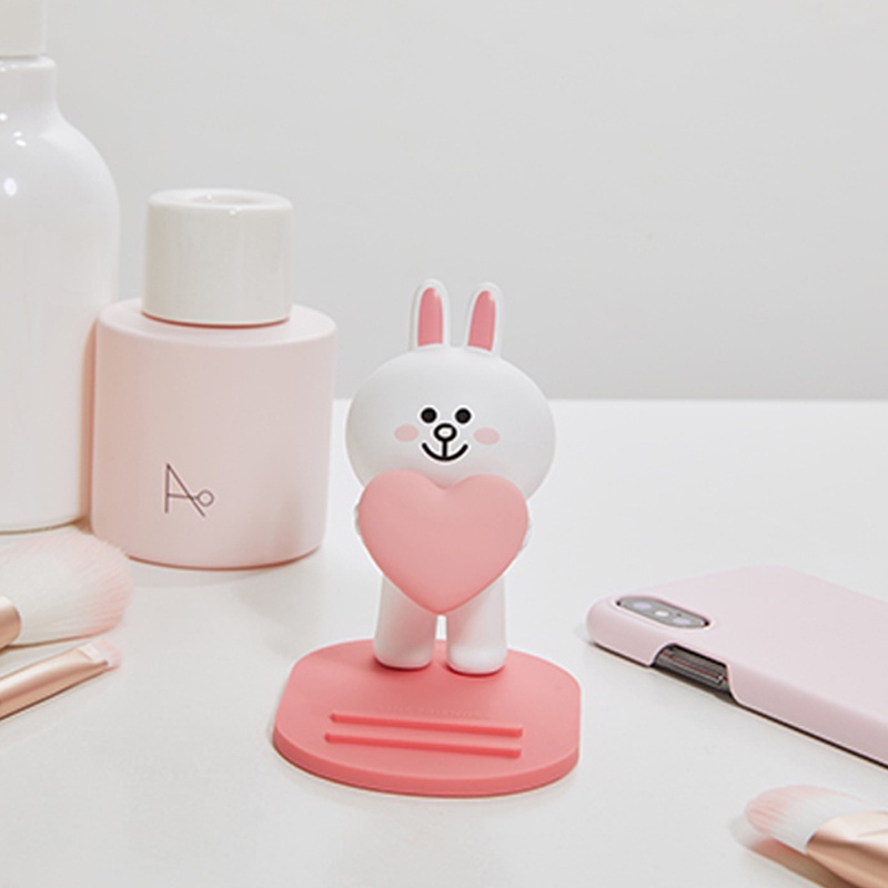 Line Friends Mô Hình Nhân Vật Gấu Nâu Và Trái Tim Xinh Xắn