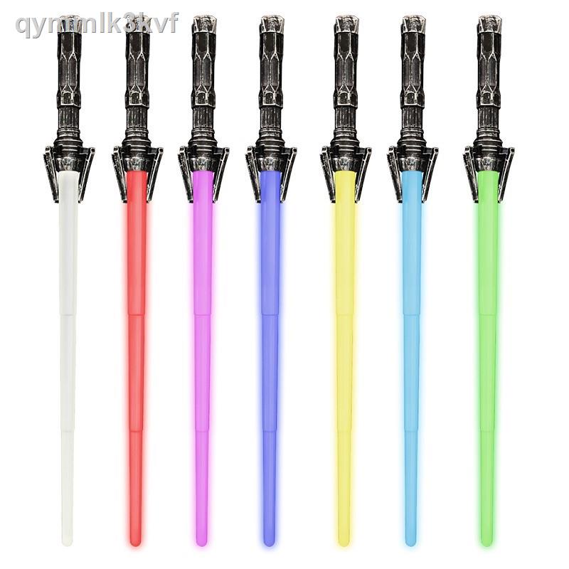 ✹ ﺴ ☫Star lightsaber chiến tranh rung với đồ chơi kiếm laze dành cho trẻ em Jedi chéo kính thiên văn than