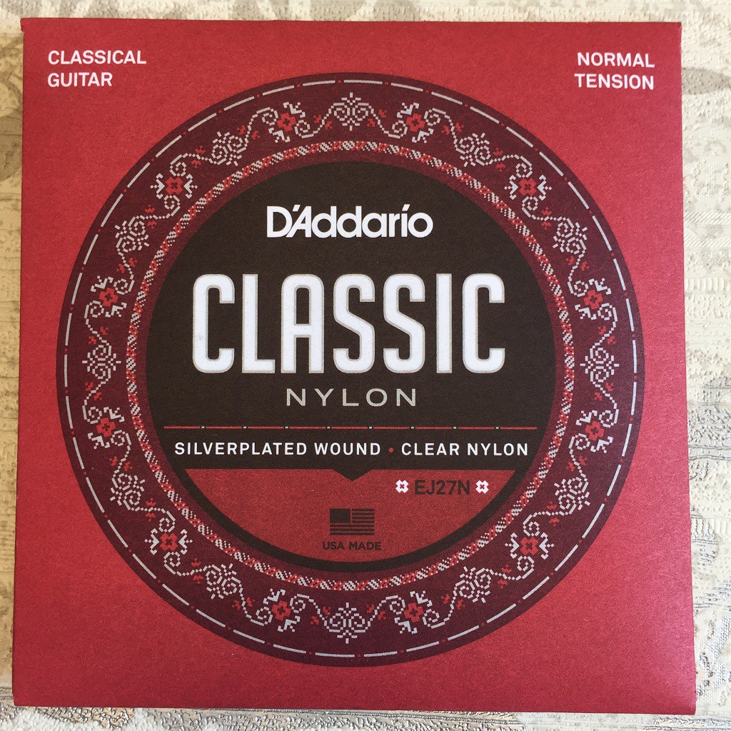 Dây đàn guitar Nylon D'ADDARIO  NORMAL TENSION EJ27N -Việt Thương Music