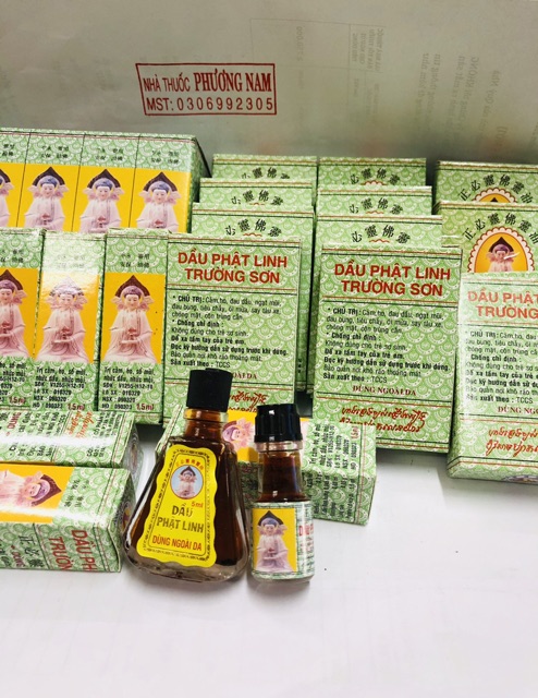 Dầu PHẬT LINH trường sơn-chai( 1,5ml và 5ml)