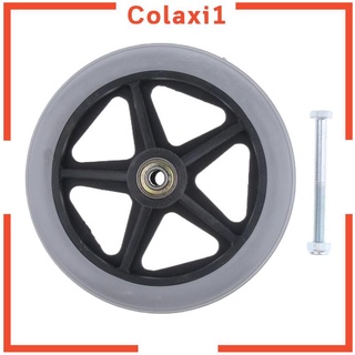 [Colaxi1] Công cụ thay thế bánh trước xe lăn bằng hợp kim ABS màu xám 6 inch