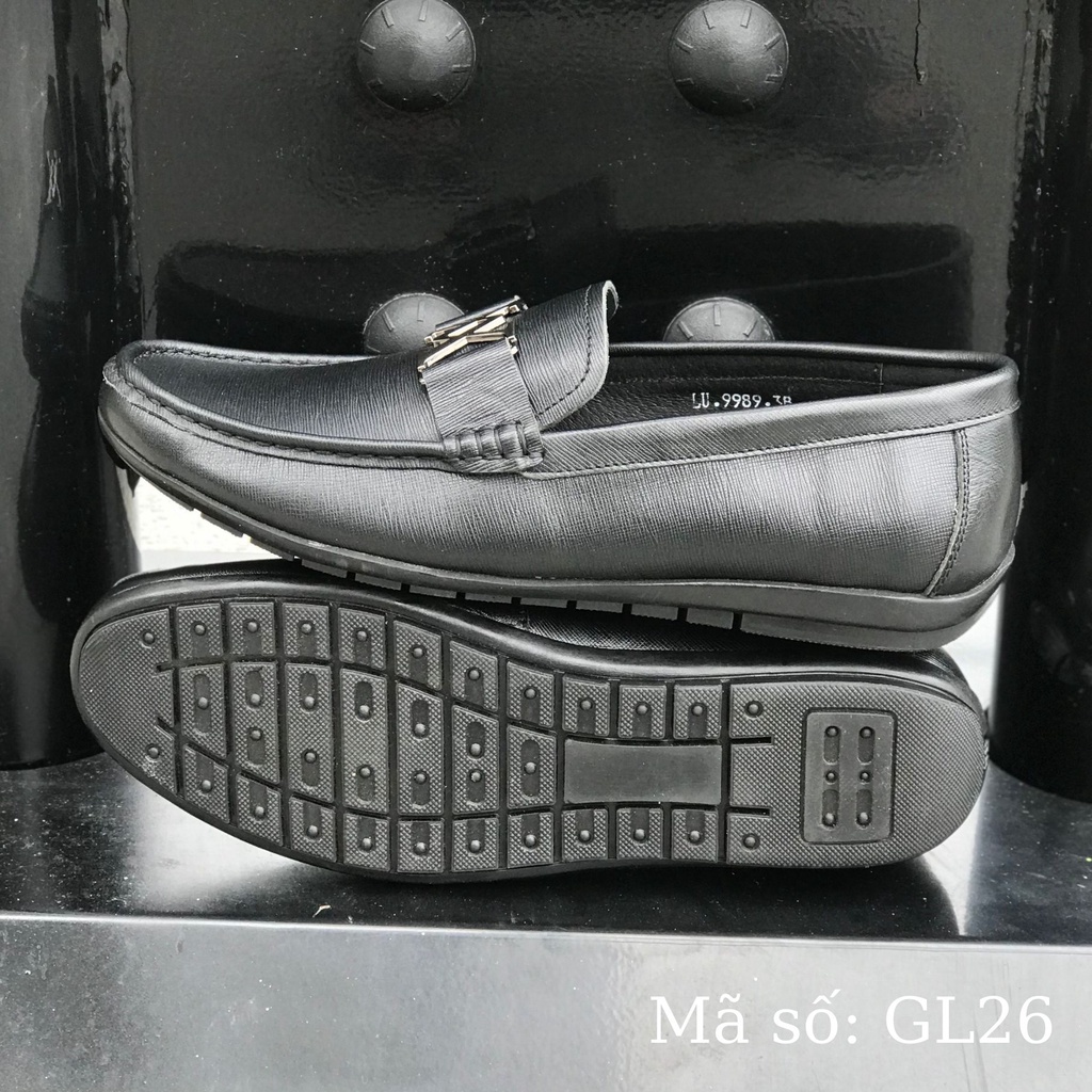 Giày lười nam Alo Davin Da Bò Cao Cấp GL26