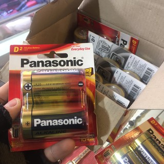 [hạn dùng 2030] Pin Đại D Alkaline Panasonic LR20T/2B 1 Vỉ 2 Viên Made in Japan