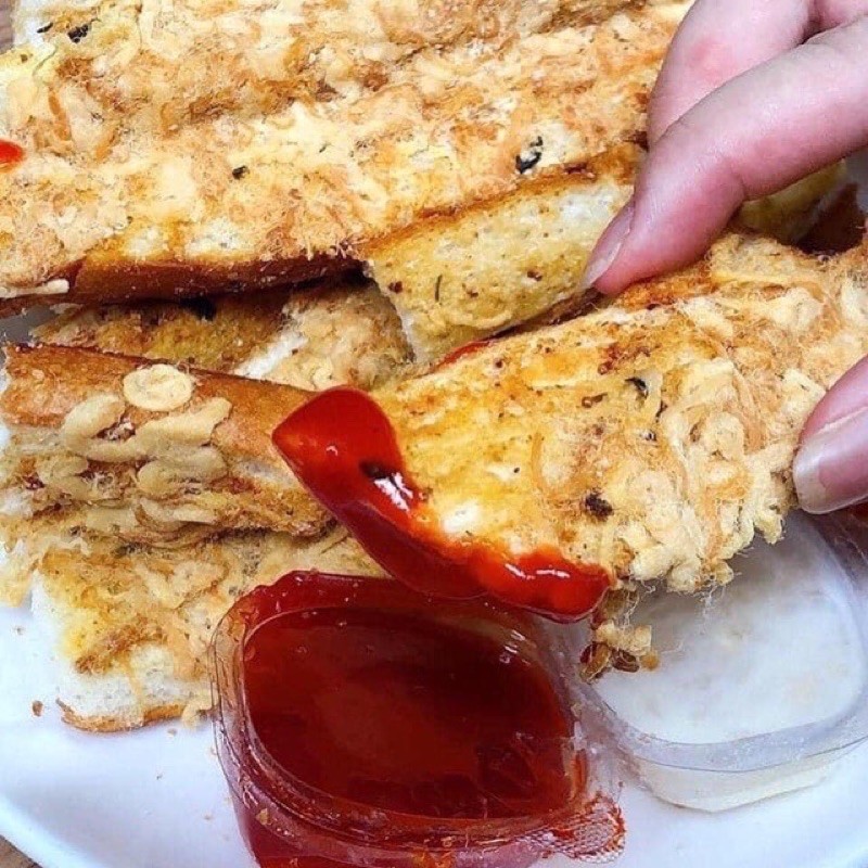 🔥 Bánh Mì Nướng Muối Ớt Chà Bông Sài Gòn 🥖🥖 FREESHIP 🔥