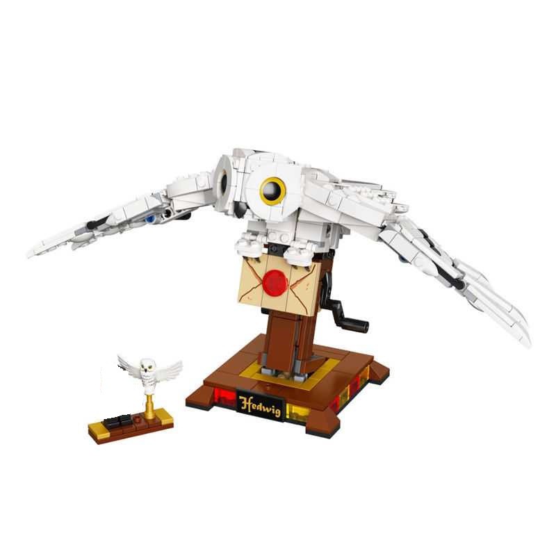 Đồ chơi Lắp ráp Mô hình Harry Potter Hedwig Messenger Owl Ornaments M6