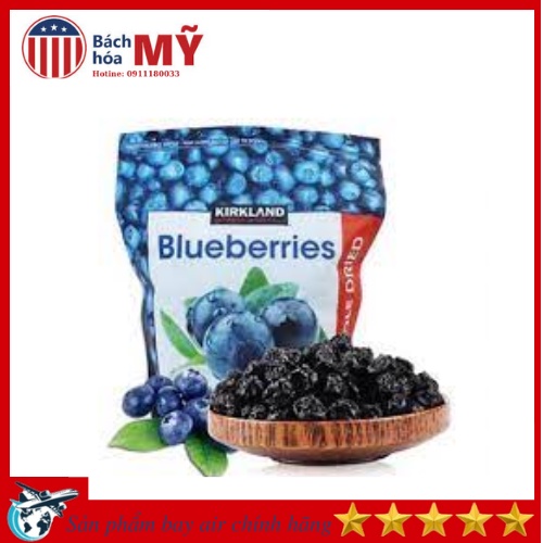 VIỆT QUẤT SẤY KHÔ KIRKLAND BLUEBERRIES -MỸ 567g