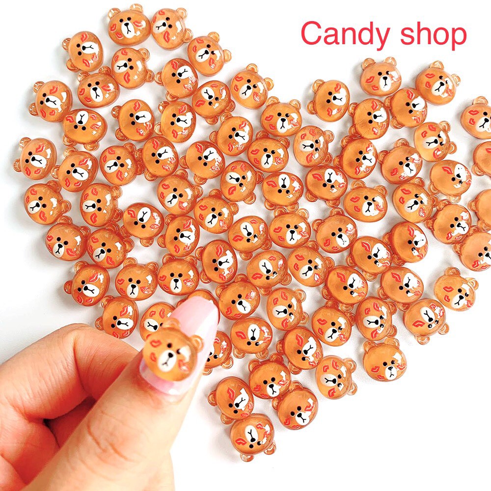 Charm nail, Phụ kiện đính trang trí dán móng tay