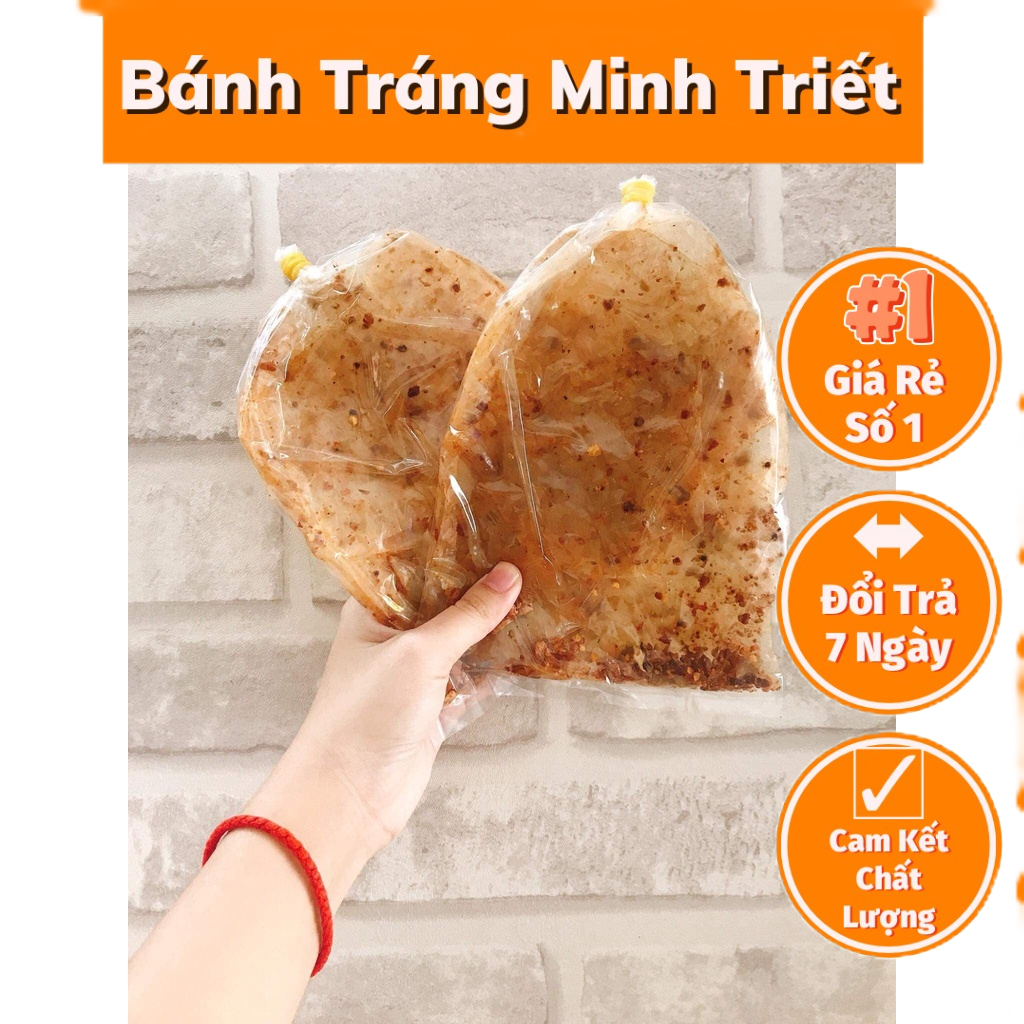Combo 50 Bịch BÁNH TRÁNG MUỐI TỎI XIKE TÂY NINH CHÍNH GỐC GIÁ SỈ !!!