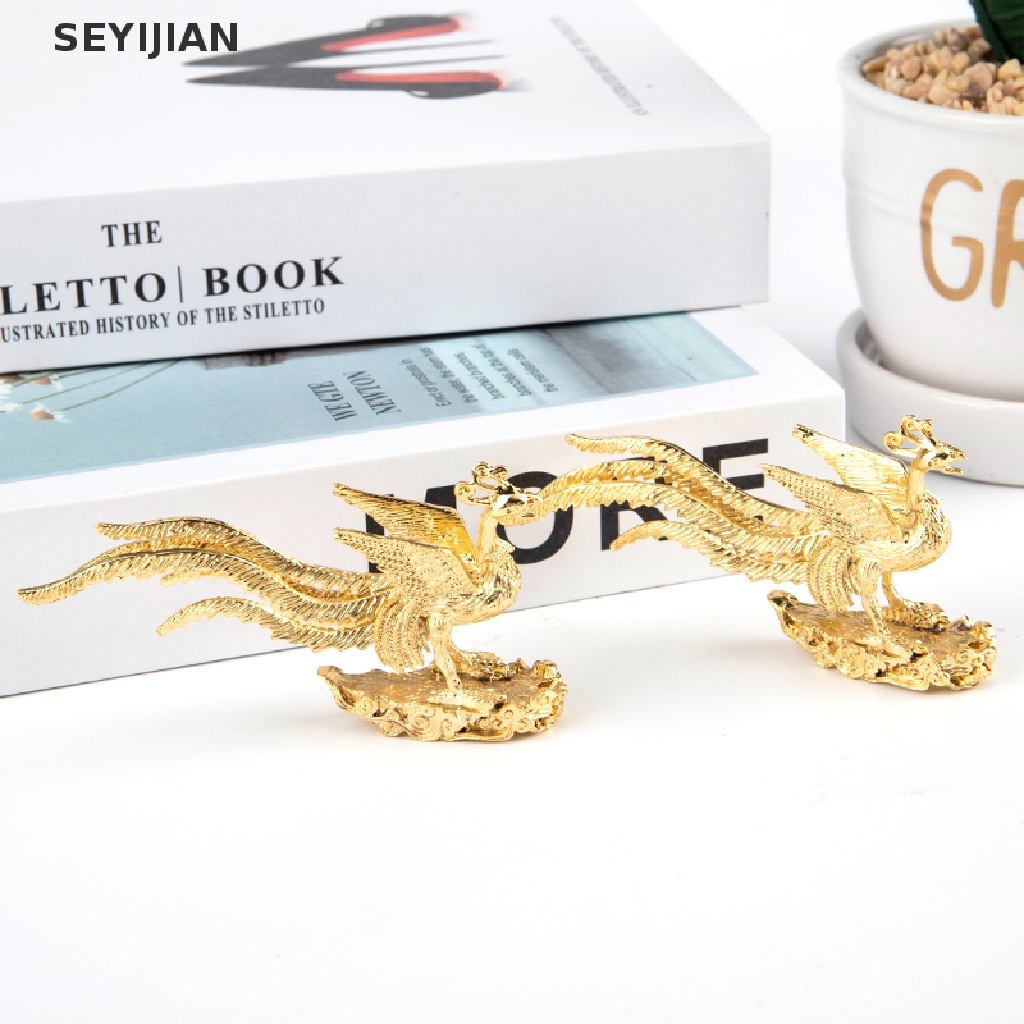 Lư hương mini hình phượng hoàng tinh xảo trang trí nội thất