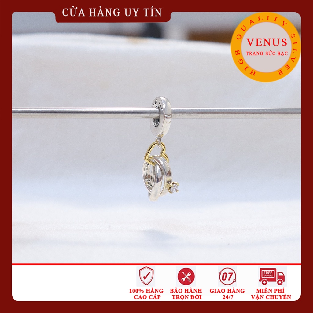 [Charm bạc 925 cao cấp] Charm treo nhẫn cưới- Mã sản phẩm VENUSNC