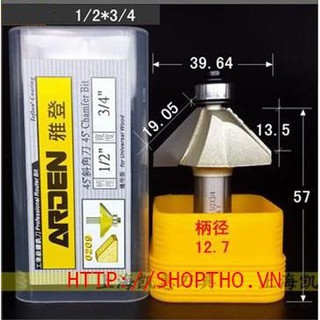 Mũi phay góc 45 độ Arden 0209 1/2*3/4
