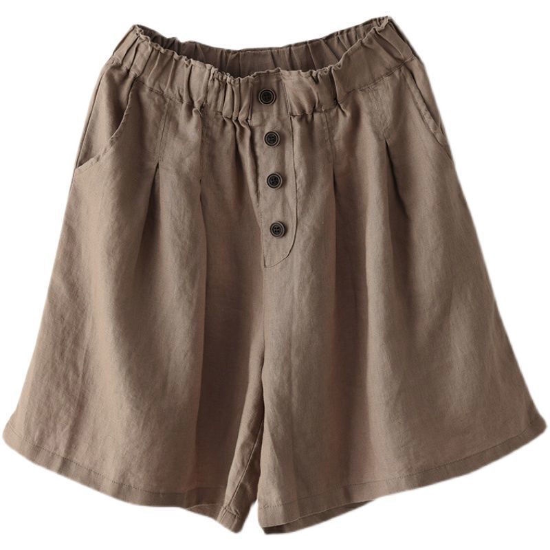 Quần Short Nữ Màu Sắc Retro Xinh Xắn