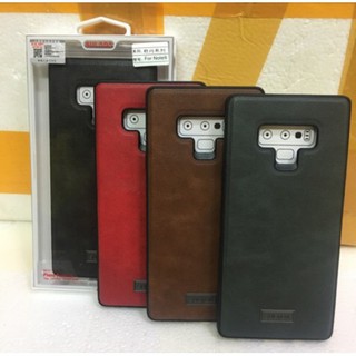 Ốp lưng Sulada da cho Samsung Note 8, Note 9 da cao cấp, bảo vệ mặt lưng máy