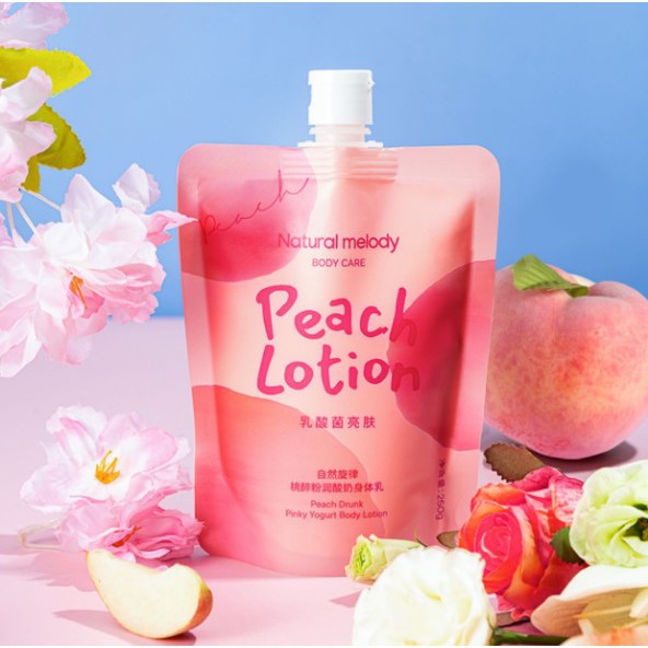 Sữa dưỡng thể Natural Melody Peach Lotion chiết xuất quả đào 250g (NM85)