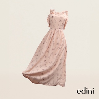 Đầm Cổ Yếm Phối Bèo - EDINI - D1417