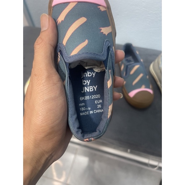 Giày Slip on trẻ em JNBY  Giày lười trẻ em cao cấp Hàn Quốc xuất dư 0922