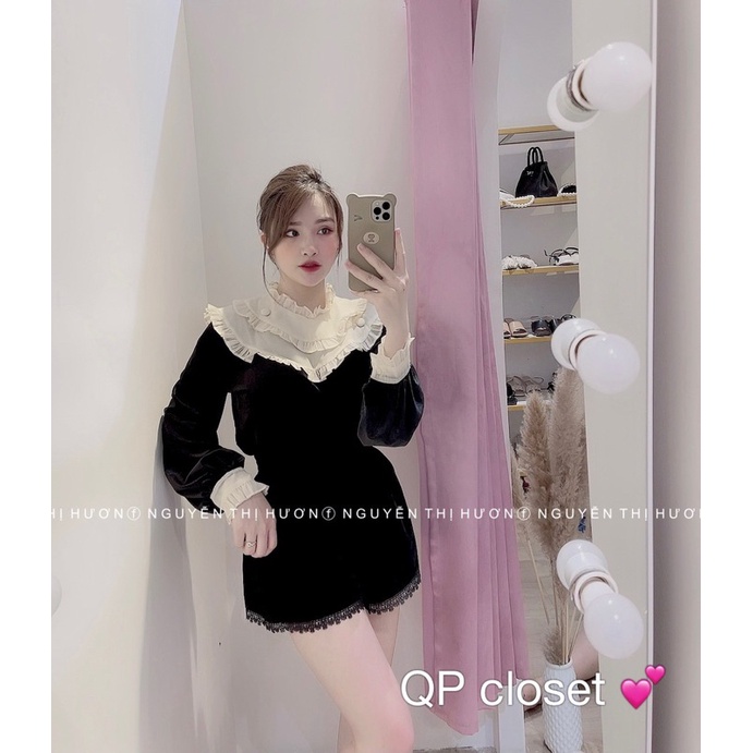 🤩Quần nhung chân ren siêu đẹp. Size S M L
