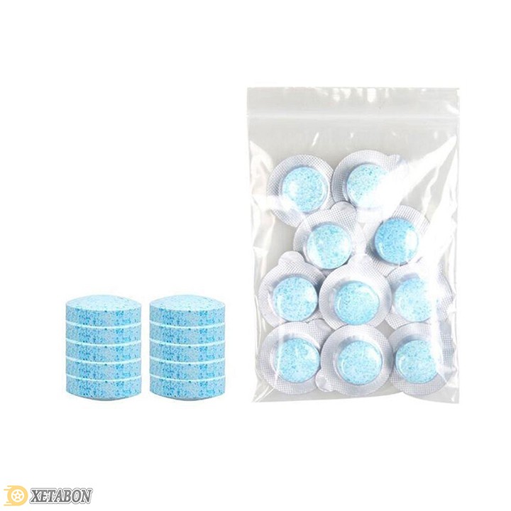 Set 50 Viên Sủi Rửa Kính Ô Tô - 1 Viên Pha 4 lít Nước