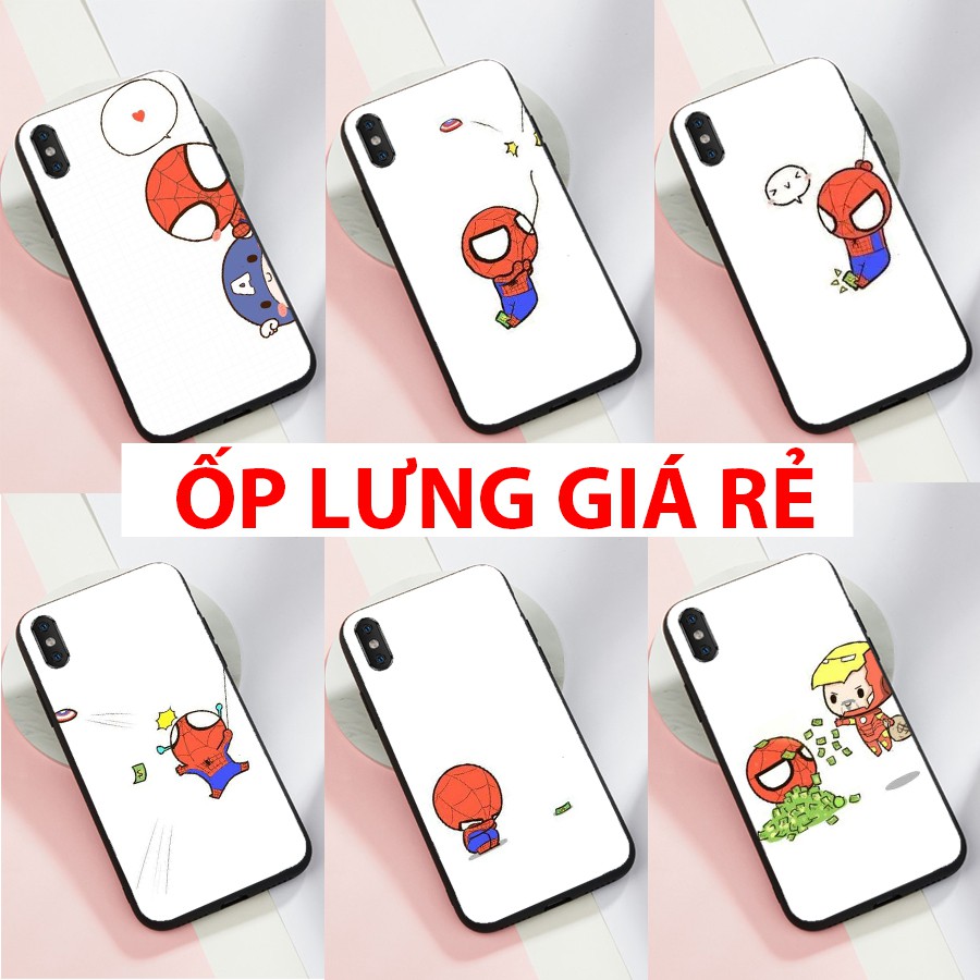 [FREESHIP TỪ 50k] ỐP LƯNG IPHONE IN HÌNH SPIDERMAN CHIBI