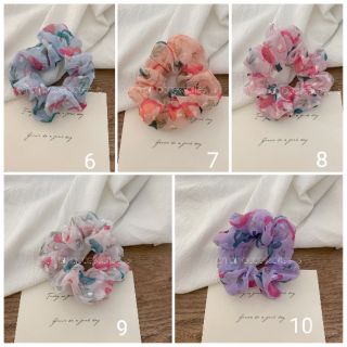 Cột tóc scrunchie hoa 🎀🎀🎀